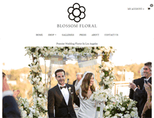 Tablet Screenshot of blossomfloral.net